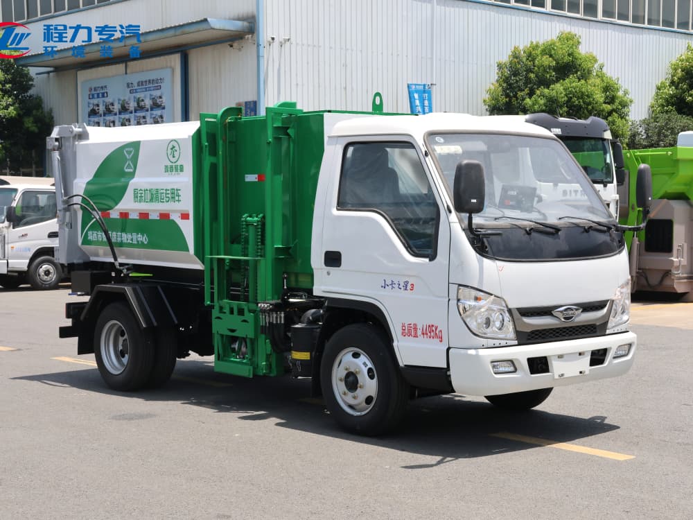 6方福田小卡侧装压缩车